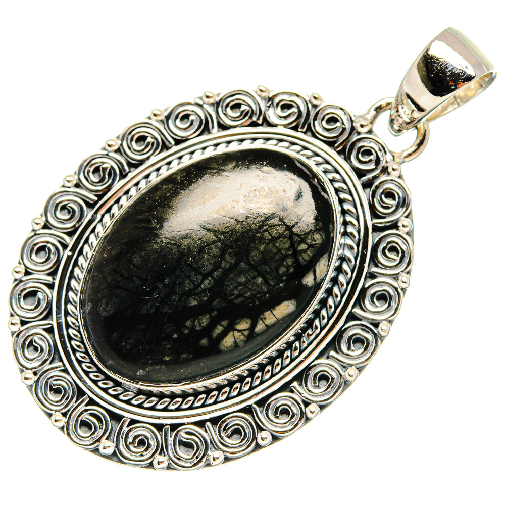 Picasso Jasper Pendants handcrafted by Ana Silver Co - PD24110 - Photo 2
