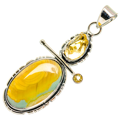 Willow Creek Jasper Pendants handcrafted by Ana Silver Co - PD24118 - Photo 2