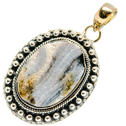 Desert Druzy Pendants handcrafted by Ana Silver Co - PD24121 - Photo 2