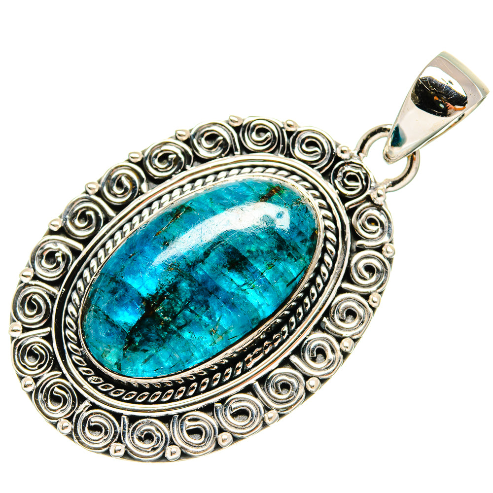 Apatite Pendants handcrafted by Ana Silver Co - PD24126 - Photo 2