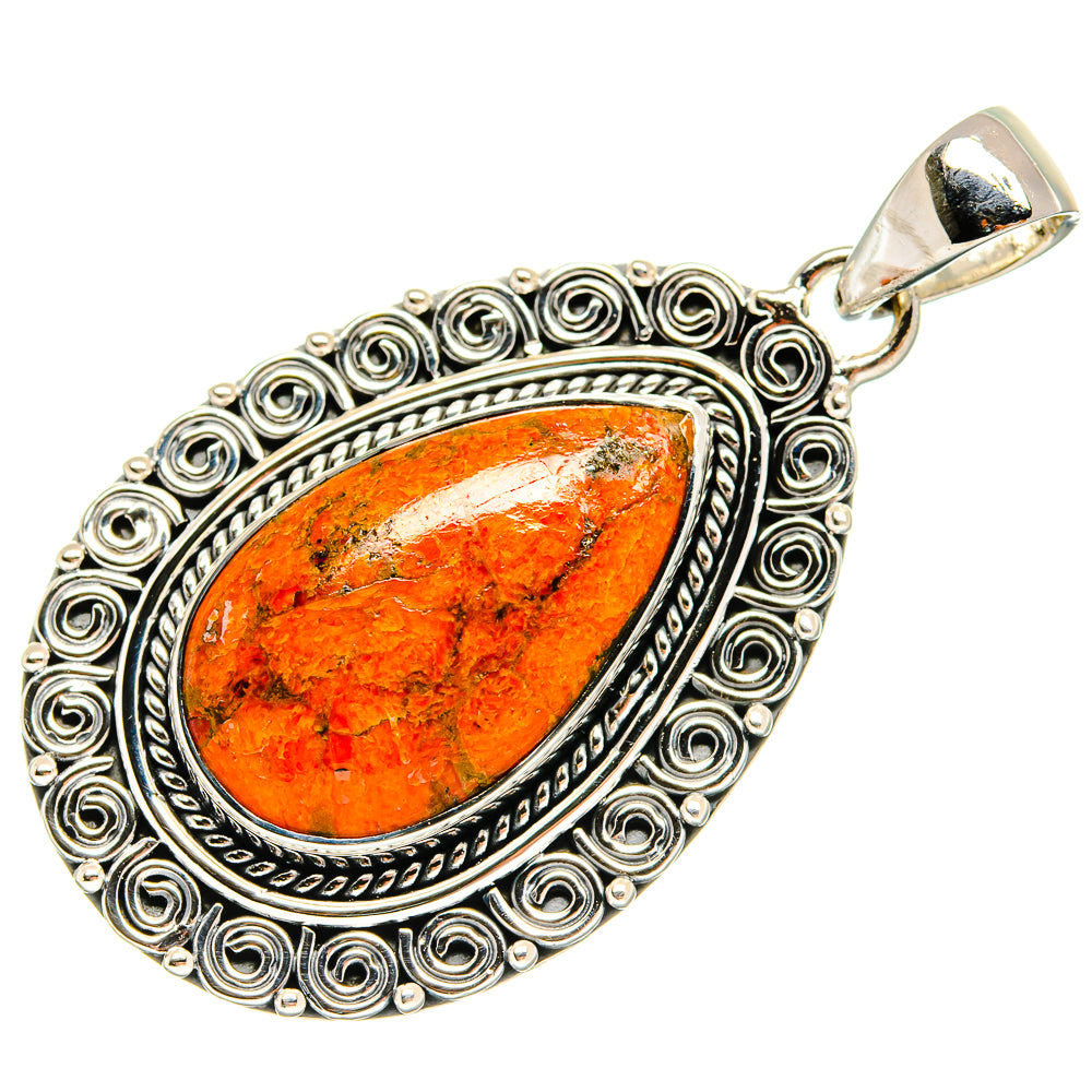Sponge Coral Pendants handcrafted by Ana Silver Co - PD24129 - Photo 2
