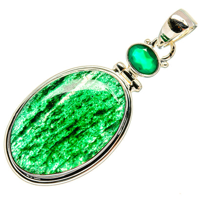 Green Aventurine Pendants handcrafted by Ana Silver Co - PD24134 - Photo 2