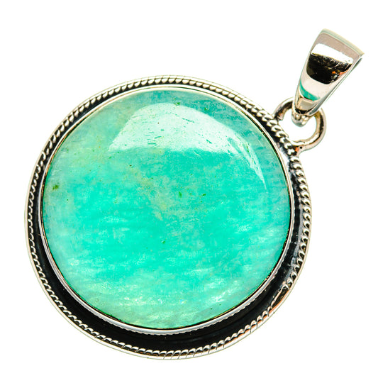 Amazonite Pendants handcrafted by Ana Silver Co - PD24137 - Photo 2
