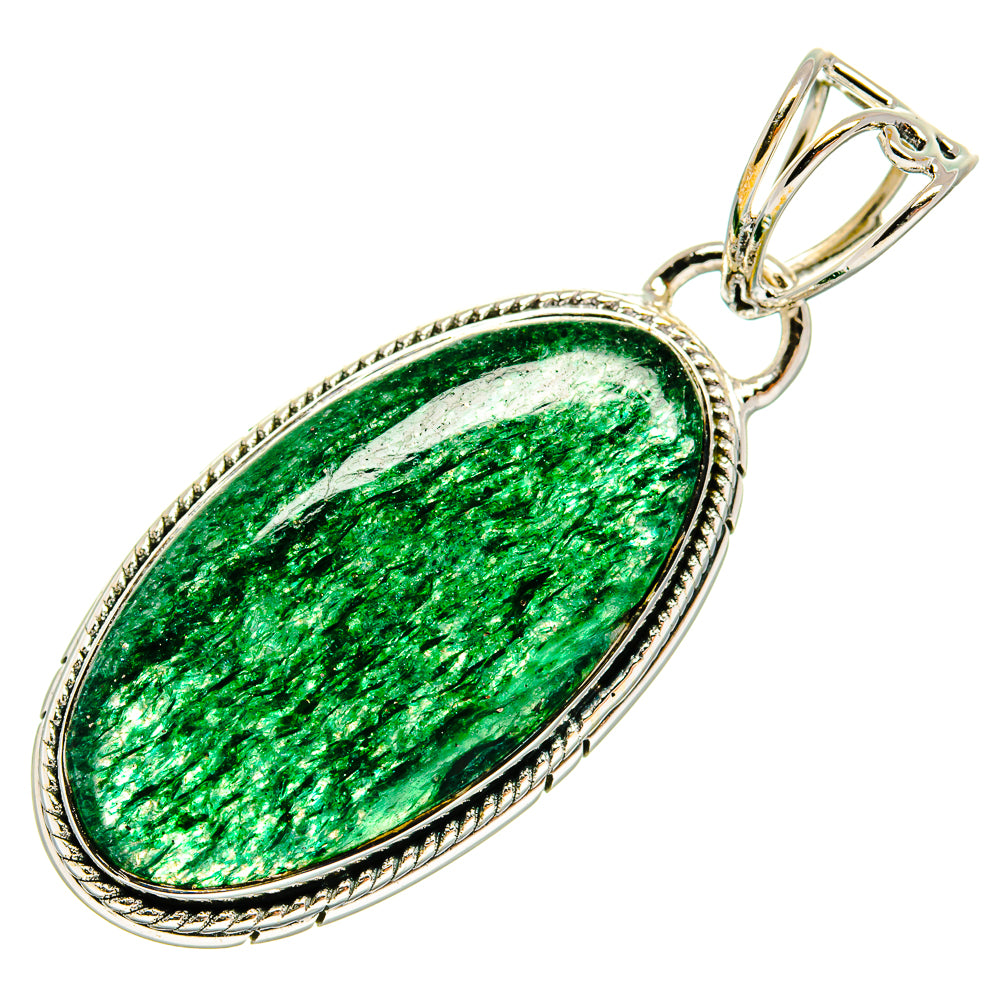 Green Aventurine Pendants handcrafted by Ana Silver Co - PD24139 - Photo 2