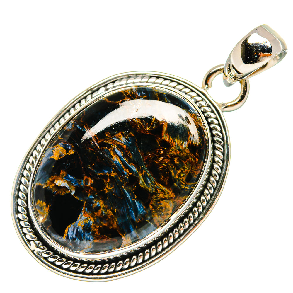 Pietersite Pendants handcrafted by Ana Silver Co - PD24142 - Photo 2