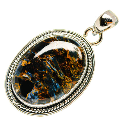 Pietersite Pendants handcrafted by Ana Silver Co - PD24142 - Photo 2