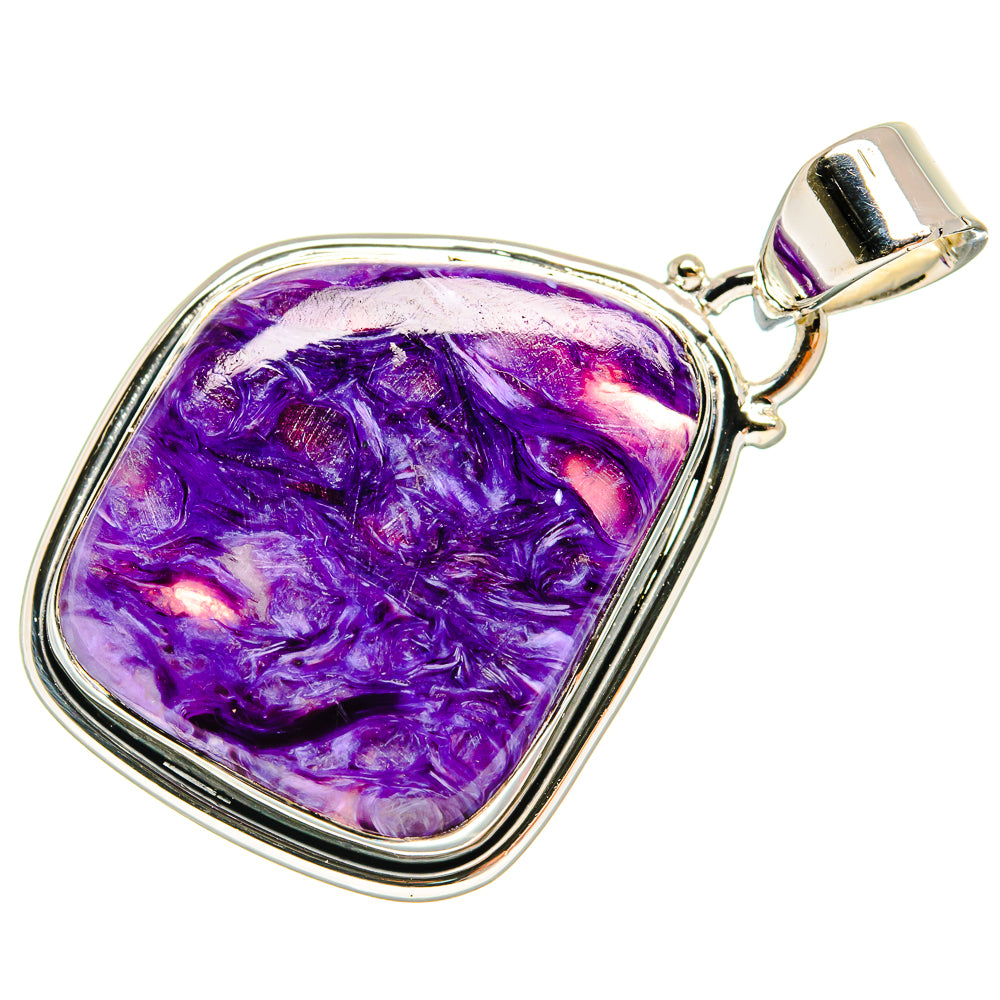 Charoite Pendants handcrafted by Ana Silver Co - PD24155 - Photo 2