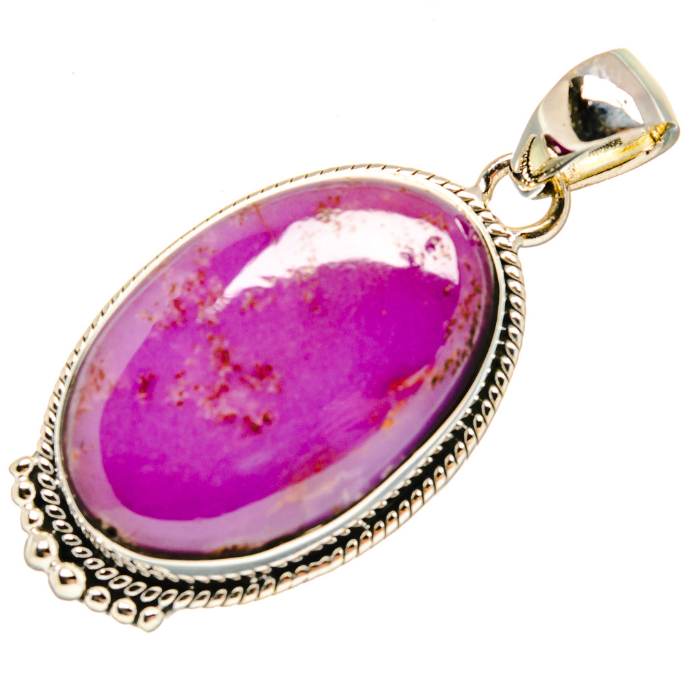 Phosphosiderite Pendants handcrafted by Ana Silver Co - PD24157 - Photo 2