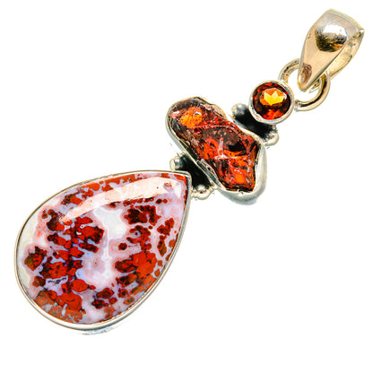 Ocean Jasper Pendants handcrafted by Ana Silver Co - PD24159 - Photo 2
