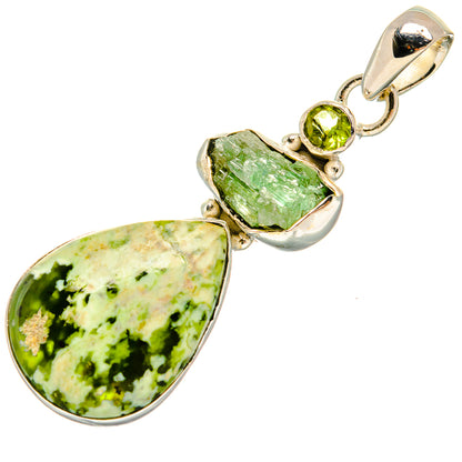 Rainforest Opal Pendants handcrafted by Ana Silver Co - PD24160 - Photo 2