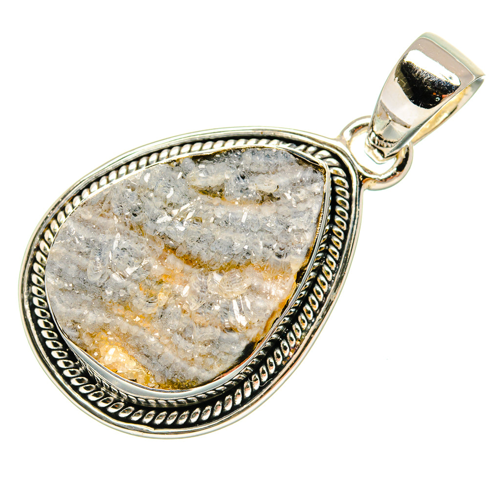 Desert Druzy Pendants handcrafted by Ana Silver Co - PD24166 - Photo 2