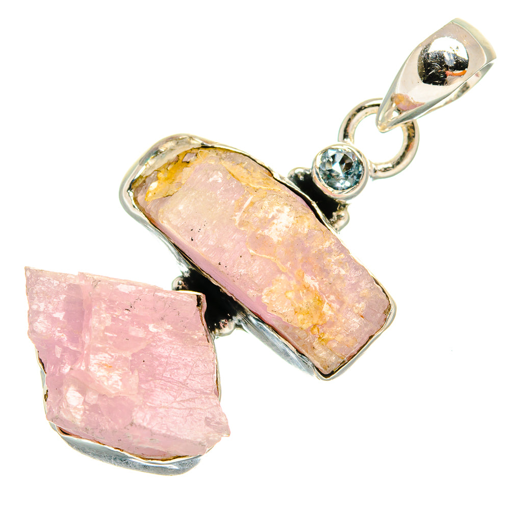 Kunzite Pendants handcrafted by Ana Silver Co - PD24177 - Photo 2