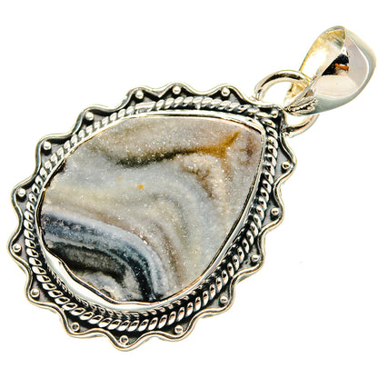 Desert Druzy Pendants handcrafted by Ana Silver Co - PD24181 - Photo 2