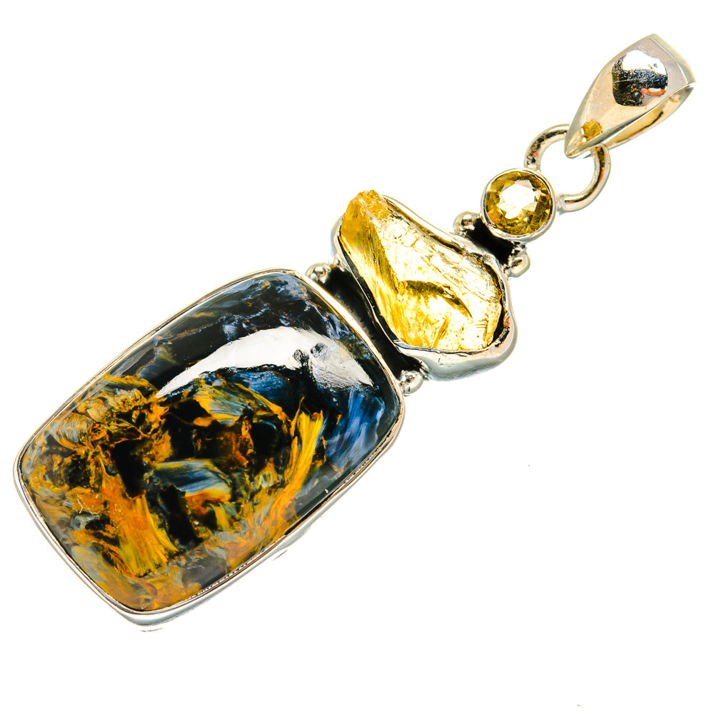 Pietersite Pendants handcrafted by Ana Silver Co - PD24182 - Photo 2