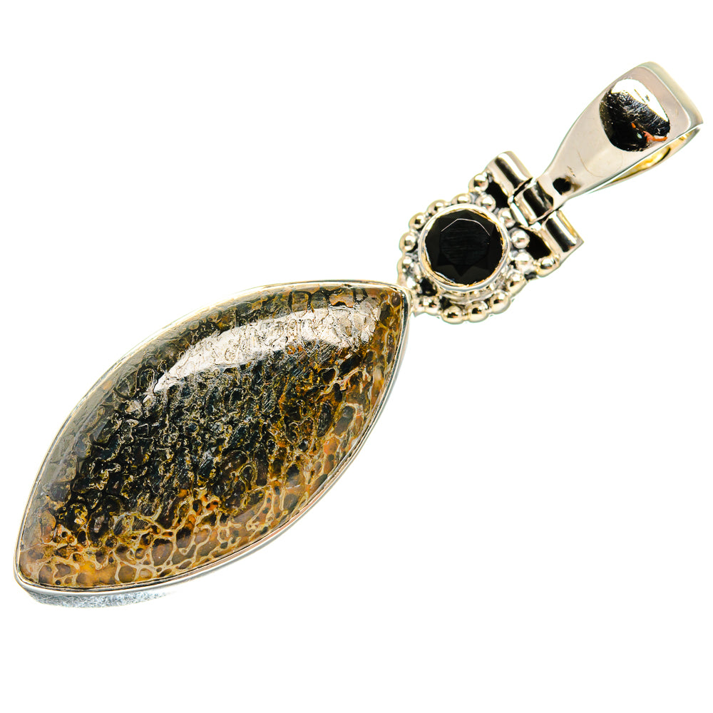 Dinosaur Bone Pendants handcrafted by Ana Silver Co - PD24194 - Photo 2