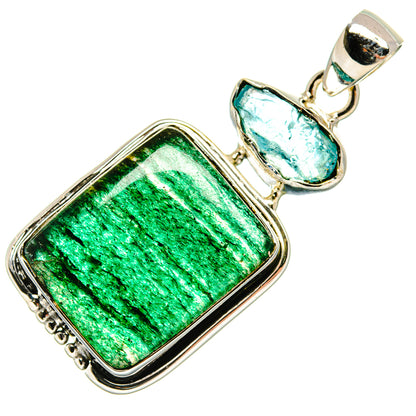 Green Aventurine Pendants handcrafted by Ana Silver Co - PD24211 - Photo 2