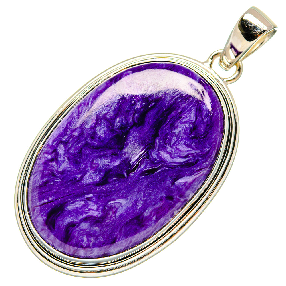 Charoite Pendants handcrafted by Ana Silver Co - PD24221 - Photo 2
