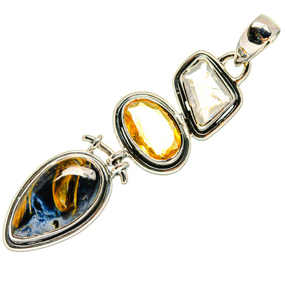 Pietersite Pendants handcrafted by Ana Silver Co - PD24235 - Photo 2