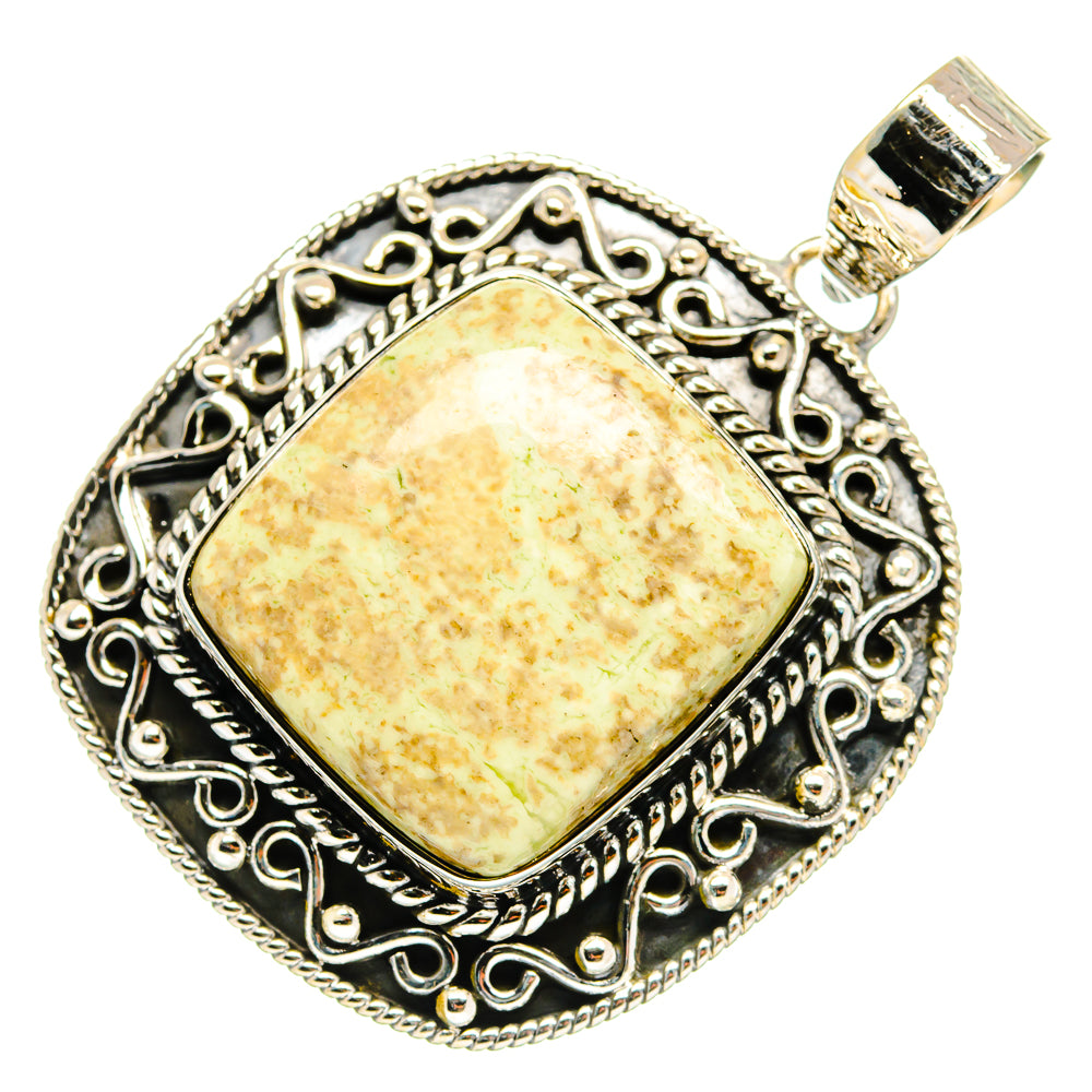 Ocean Jasper Pendants handcrafted by Ana Silver Co - PD24248 - Photo 2