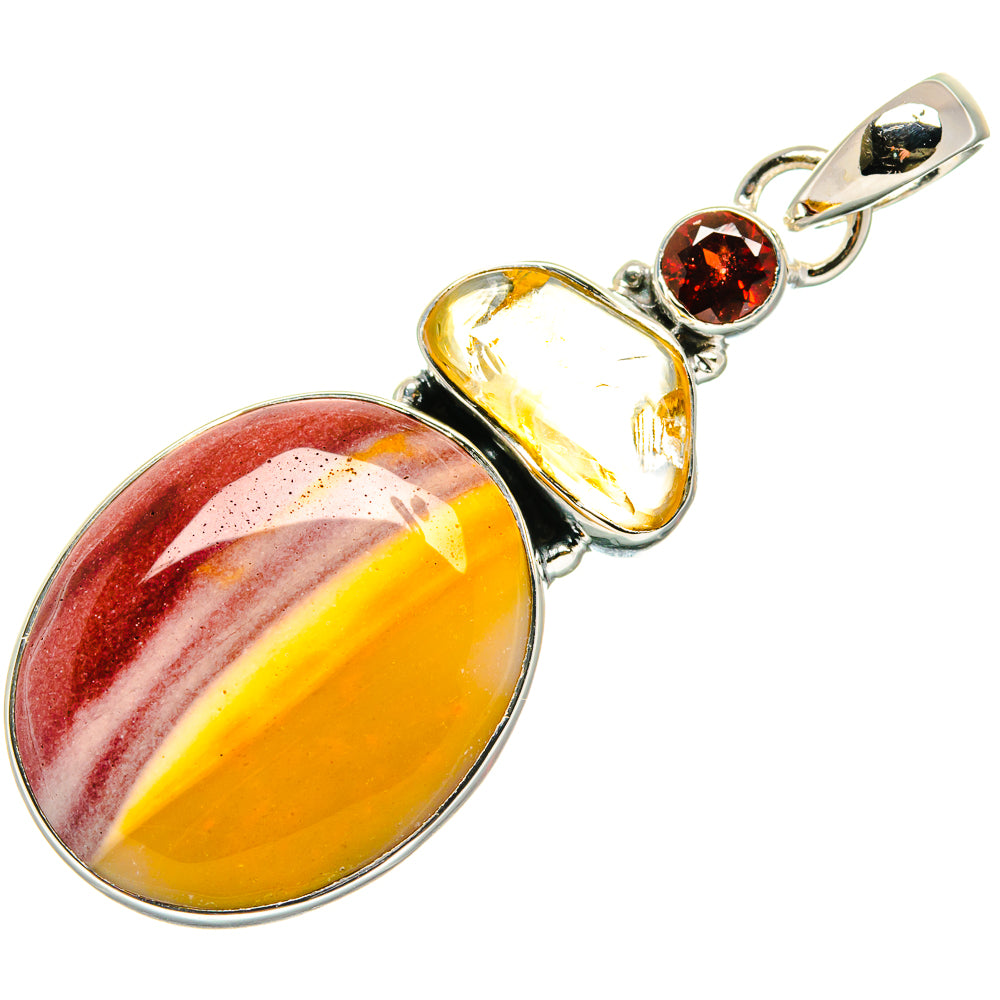 Mookaite Pendants handcrafted by Ana Silver Co - PD24257 - Photo 2