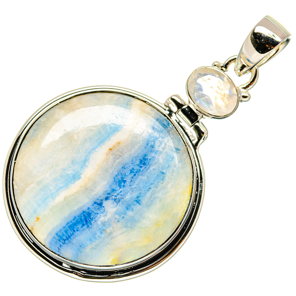 Blue Scheelite Pendants handcrafted by Ana Silver Co - PD24259 - Photo 2
