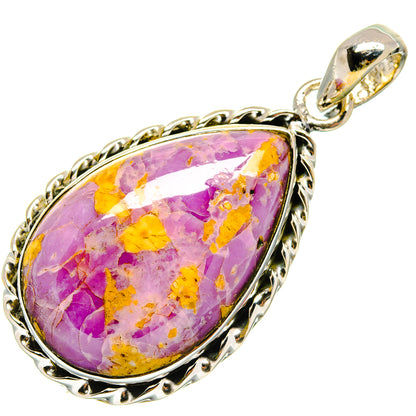 Phosphosiderite Pendants handcrafted by Ana Silver Co - PD24261 - Photo 2
