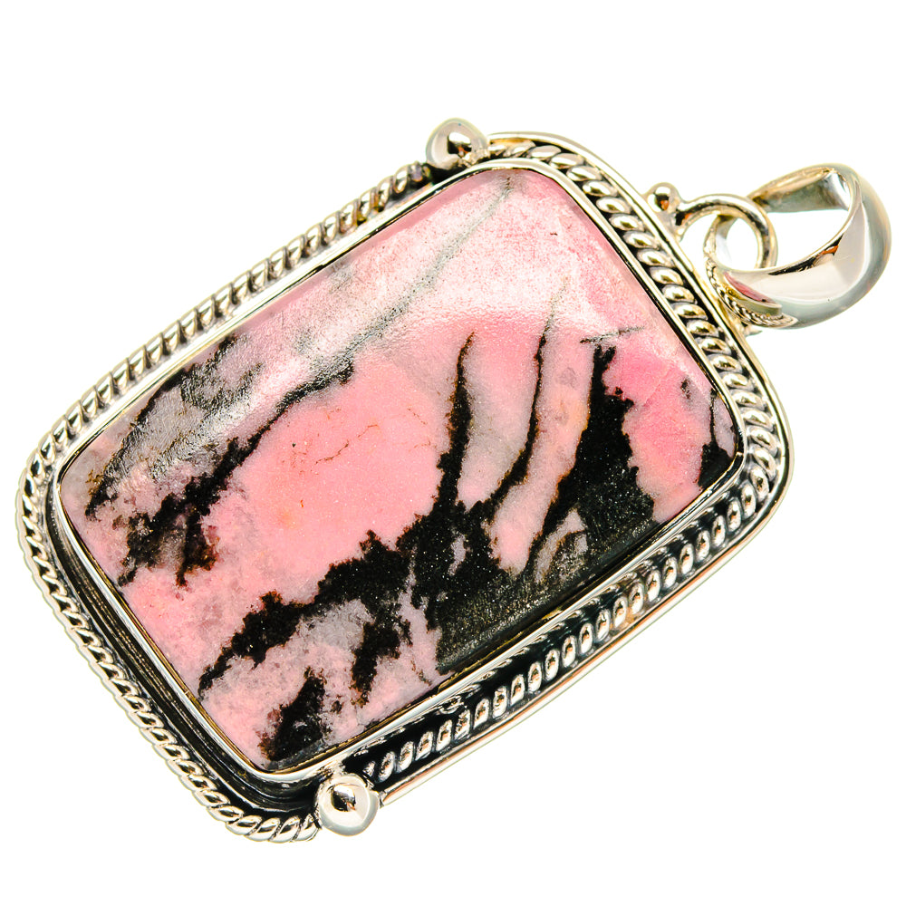 Rhodonite Pendants handcrafted by Ana Silver Co - PD24265 - Photo 2