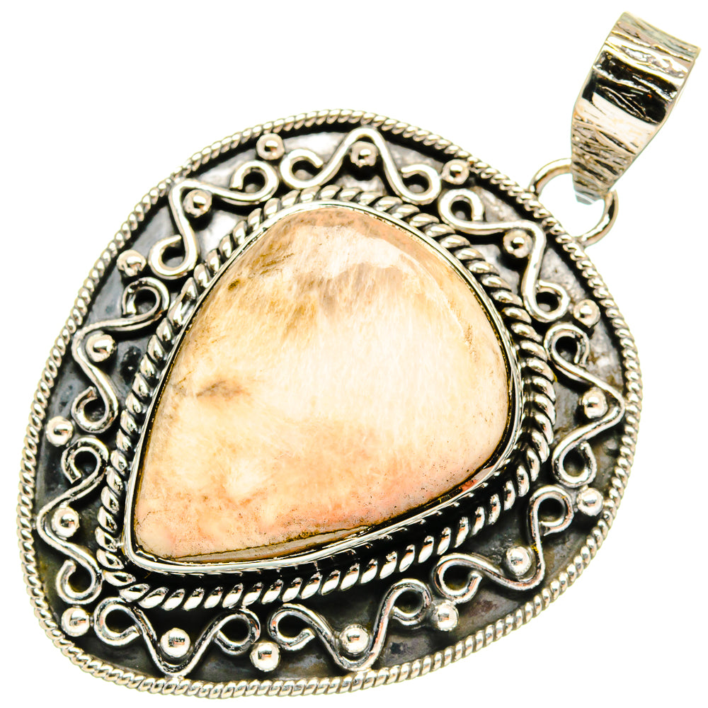 Scolecite Pendants handcrafted by Ana Silver Co - PD24280 - Photo 2