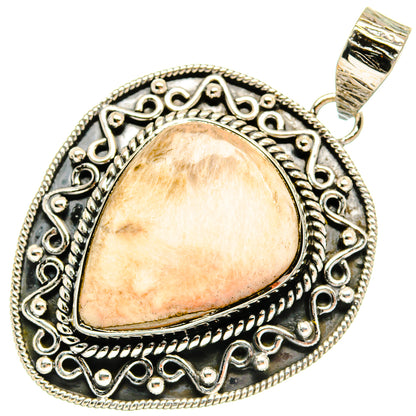 Scolecite Pendants handcrafted by Ana Silver Co - PD24280 - Photo 2