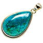 Chrysocolla Pendants handcrafted by Ana Silver Co - PD24285 - Photo 2