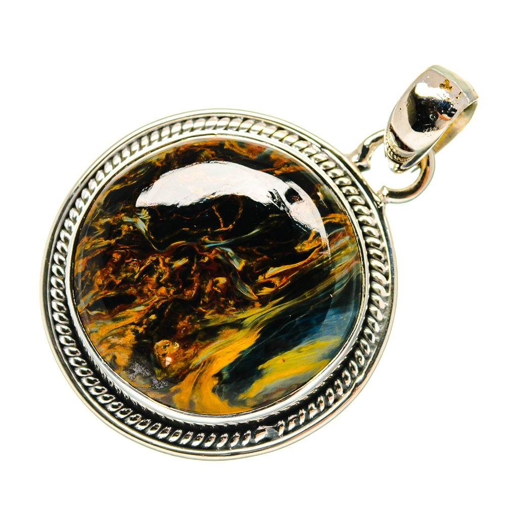Pietersite Pendants handcrafted by Ana Silver Co - PD24293 - Photo 2