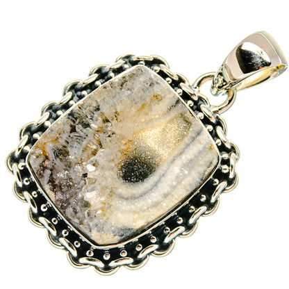 Desert Druzy Pendants handcrafted by Ana Silver Co - PD24296 - Photo 2