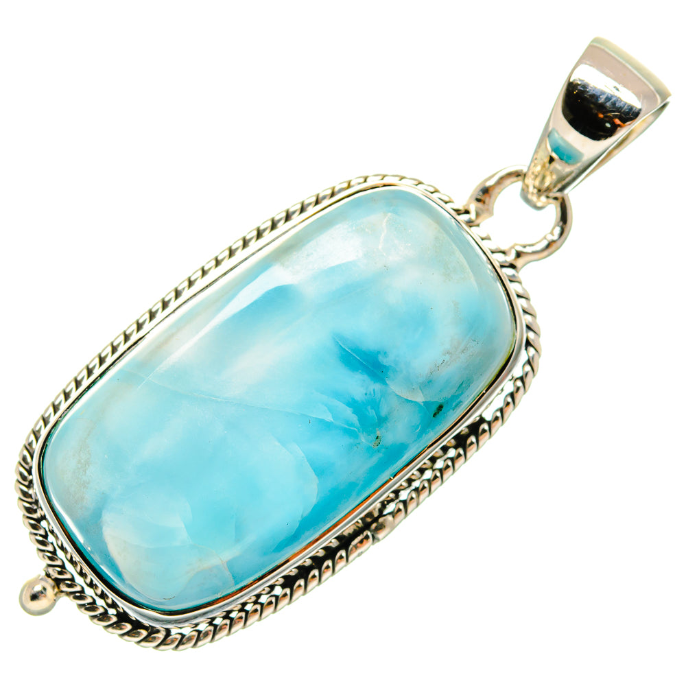 Larimar Pendants handcrafted by Ana Silver Co - PD24304 - Photo 2