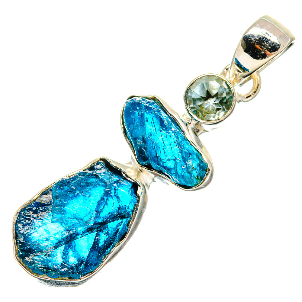 Apatite Pendants handcrafted by Ana Silver Co - PD24314 - Photo 2