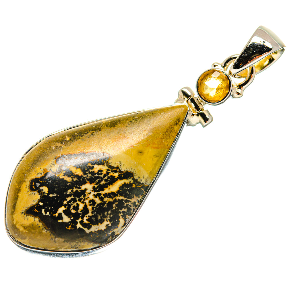 Germany Psilomelane Dendrite Pendants handcrafted by Ana Silver Co - PD24325 - Photo 2