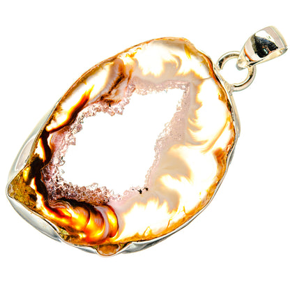 Coconut Geode Druzy Pendants handcrafted by Ana Silver Co - PD24336 - Photo 2
