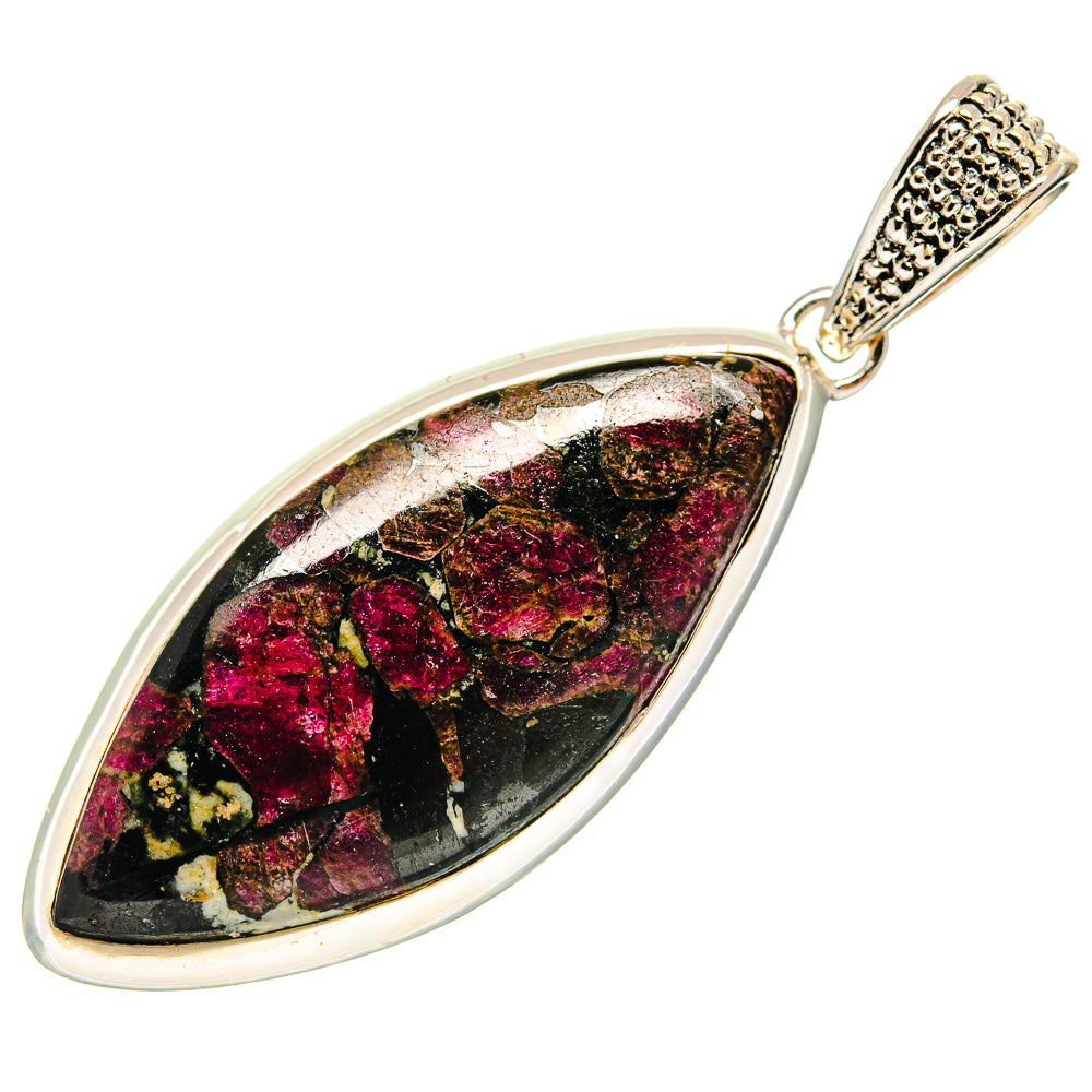 Russian Eudialyte Pendants handcrafted by Ana Silver Co - PD24337 - Photo 2
