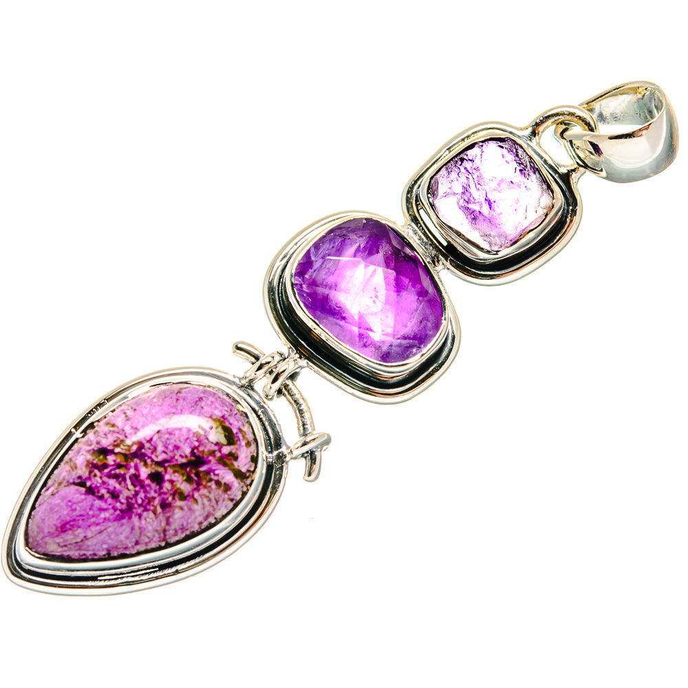 Stichtite Pendants handcrafted by Ana Silver Co - PD24352 - Photo 2