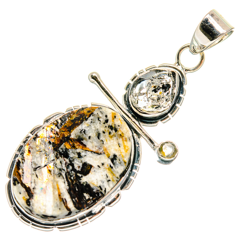 Astrophyllite Pendants handcrafted by Ana Silver Co - PD24353 - Photo 2