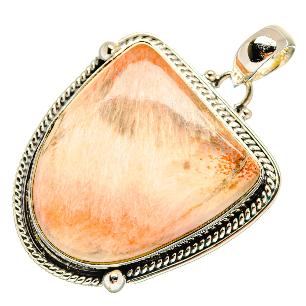 Scolecite Pendants handcrafted by Ana Silver Co - PD24361 - Photo 2