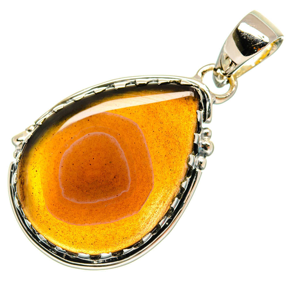 Botswana Agate Pendants handcrafted by Ana Silver Co - PD24369 - Photo 2