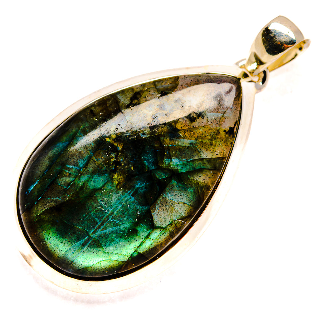 Labradorite Pendants handcrafted by Ana Silver Co - PD24381 - Photo 2