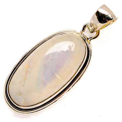 Rainbow Moonstone Pendants handcrafted by Ana Silver Co - PD24393 - Photo 2