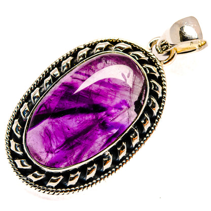 Star Amethyst Pendants handcrafted by Ana Silver Co - PD24397 - Photo 2