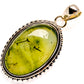 Prehnite Pendants handcrafted by Ana Silver Co - PD24399 - Photo 2