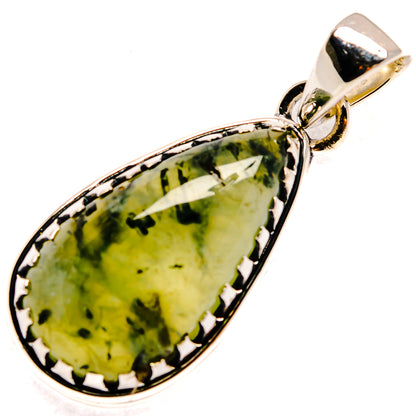 Prehnite Pendants handcrafted by Ana Silver Co - PD24400 - Photo 2