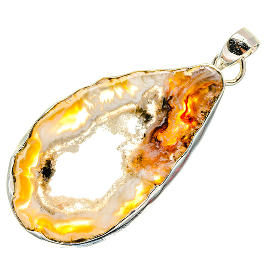 Coconut Geode Druzy Pendants handcrafted by Ana Silver Co - PD24401 - Photo 2
