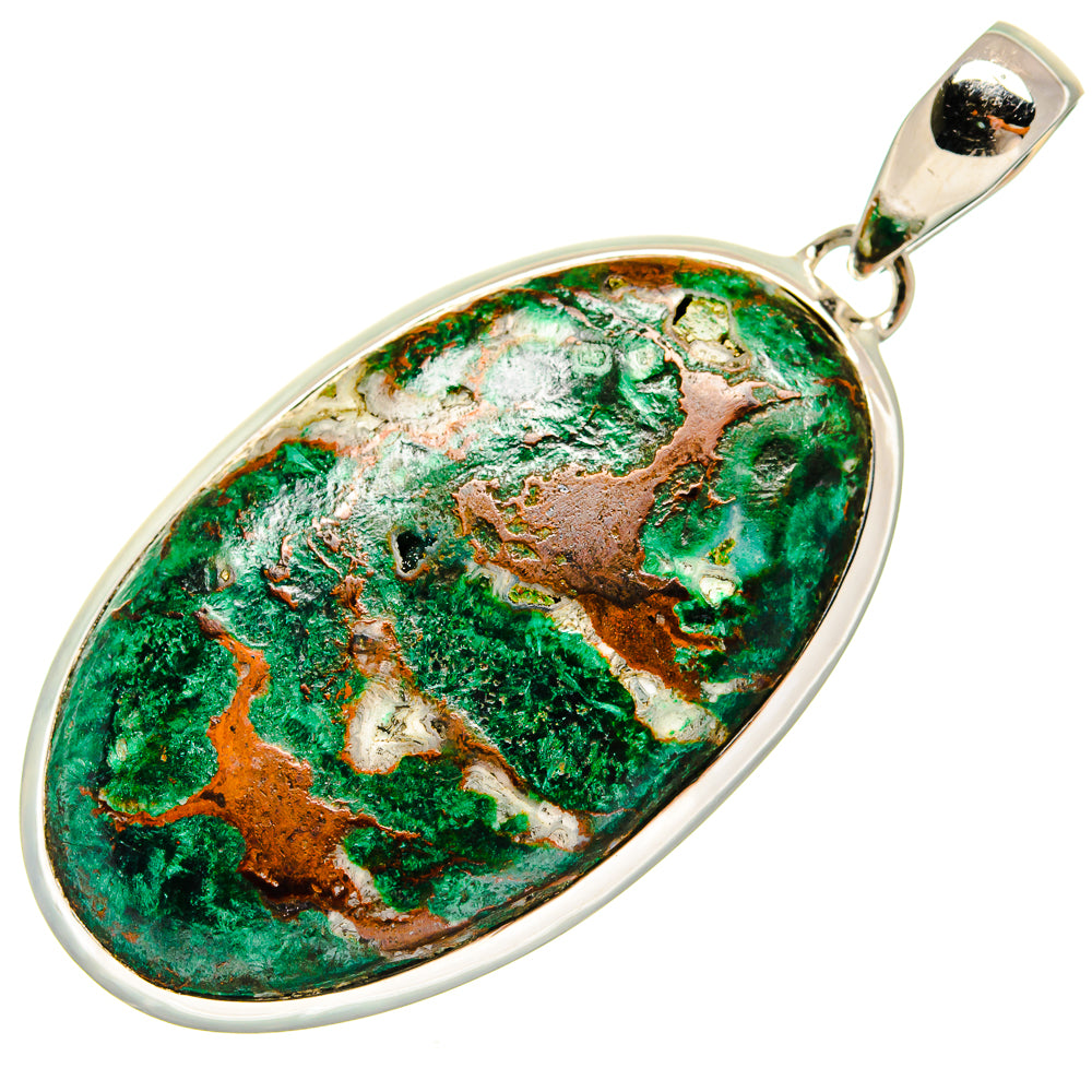 Chrysocolla Pendants handcrafted by Ana Silver Co - PD24403 - Photo 2