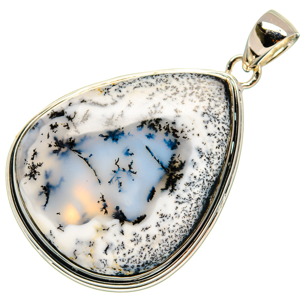 Dendritic Opal Pendants handcrafted by Ana Silver Co - PD24415 - Photo 2
