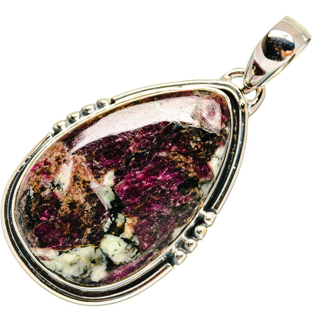 Russian Eudialyte Pendants handcrafted by Ana Silver Co - PD24427 - Photo 2